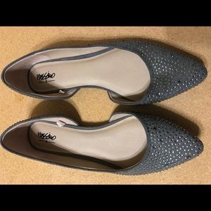 Mossimo Supply Co. Gray Studded Flats